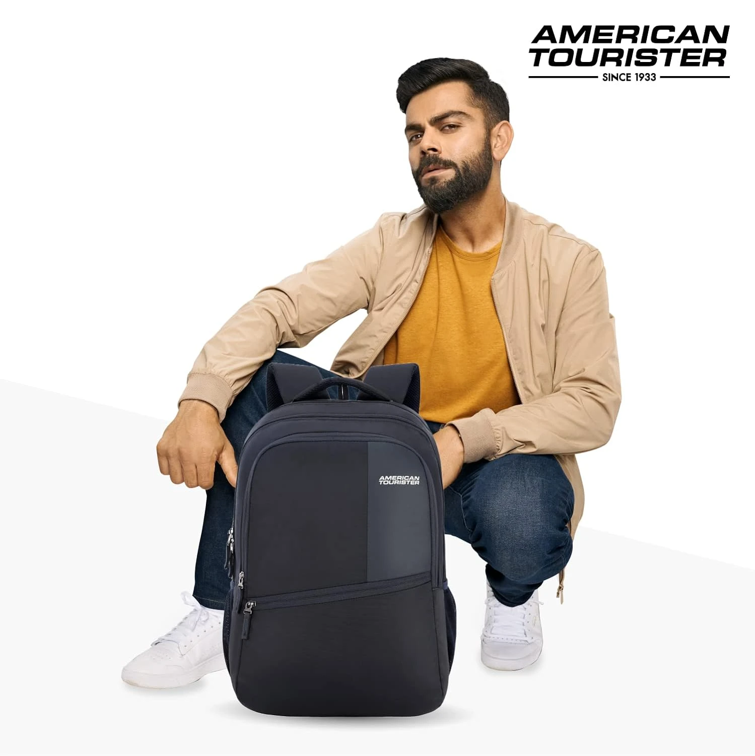 American Tourister Valex 28 Ltrs Large Laptop Backpack with Bottle Pocket and Fr